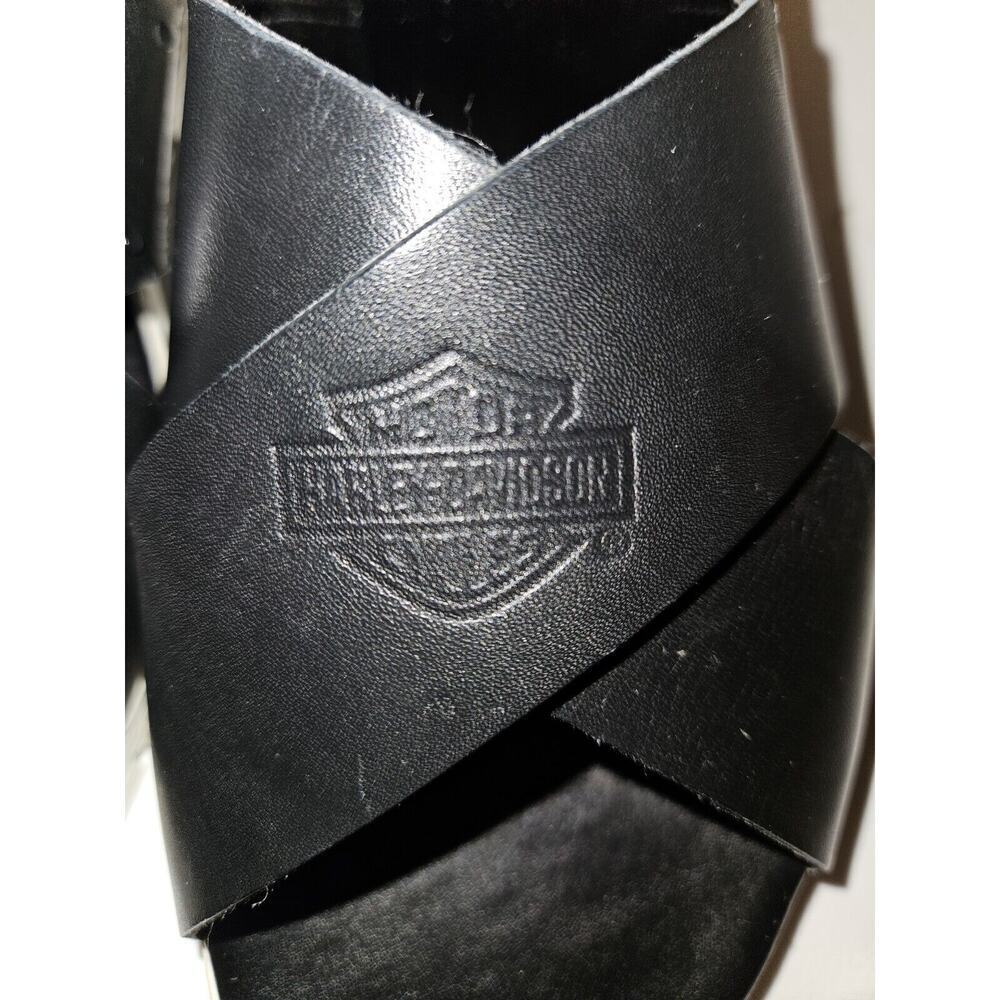 NWT! Harley Davidson Slingback Sandals Doron Women's Size 5 Black - Picture 11 of 12
